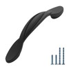 Asidrama 10 Pack 3 Inch(76mm) Matte Black Kitchen Cabinet Handles,