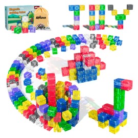 32PCS Magnetic Building Blocks - Transparent Magnetic Cubes, STEM Magnet Toddler Boys Toys for kids age 3-5 ,Travel Sensory Autism Preschool Montessori Toys for 3+ Year Old, Birthday Girls Gifts