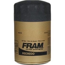 FRAM Ultra Synthetic XG3600 20K Mile Change Automotive Replacement Engine Oil Filter for Synthetic Oil Changes, Premium Vehicle Engine Protection Oil Filter for Select Vehicle Model Years