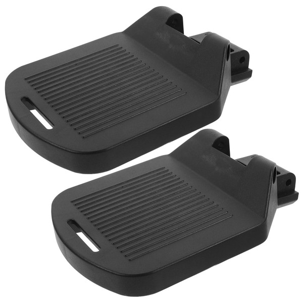 Beavorty 2pcs Wheelchair Footrest Pad Elevating Foot Plate for Wheelchair