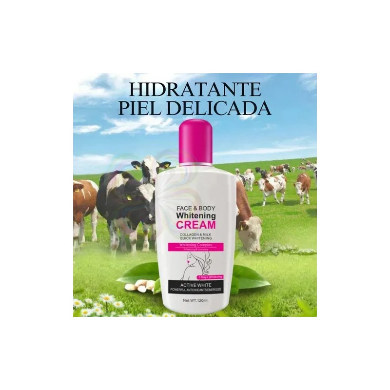 Aichun Crema Aclarante Hipoalergénica Cara y Cuerpo sin Parabenos 120ml