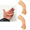 2Pcs Little Hand Coin Disappeared Trick Tools Close-Up Magic Show
