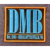 Dave Matthews Band DMB Embroidered Patch CHARLOTTESVILL