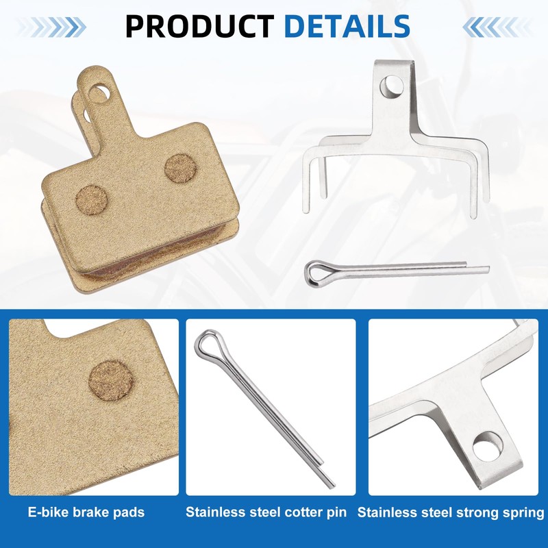 Jerbor Ebike Pastillas de freno para CYCROWN CycRun CycHunter