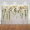 Mocsicka Wedding Flower Backdrop Wall Floral Bridal Shower Backdrops for