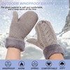 Beurlike Winter Gloves for Women Warm Fleece Lining Mittens Girls