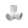 QWORK 3 Way 1/2" Tee PVC Fitting Elbow, 20 Pack