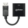 Manhattan DisplayPort to VGA converter cable, DisplayPort male to VGA