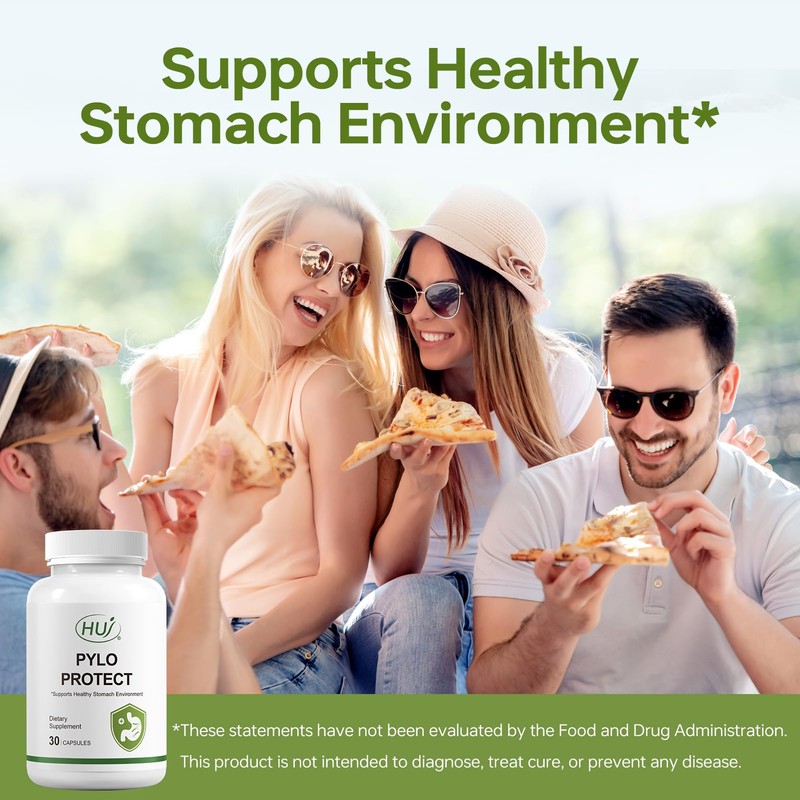 HUJ Pylo Protect - Lactobacillus Reuteri Supplement - Supports Healthy