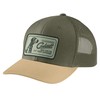 Carhartt Men's Canvas Mesh-Back Dog Patch Cap, Dusty Olive