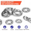 1000 Pcs Spring Lock Washers Assortment Kit – 9 SAE