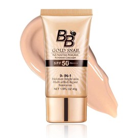 BB Cream, SPF Tinted Moisturizer Face, BB Cream Tinted Moisturize For Face, Full-Coverage Foundation Primer BB Cream, Medium, 1.5 Fl.Oz springtok