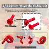 7/8 22mm Twist Throttle Accelerator Handle Grips for Pit Bike