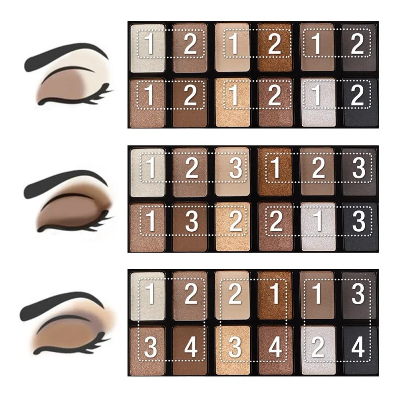 Paleta De Sombras Para Ojos The Nudes Maybelline