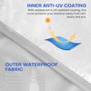ANMINY Washing Machine Cover for Top Front Load 2 Pack,