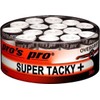 Generisch Pro's Pro Super Tacky Plus Overgrip - for Tennis, Badminton, Padel, Squash - Grip Tape (White) - Pack of 30