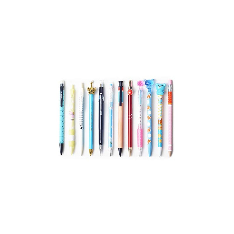SKKSTATIONERY 12 Pcs Mechanical Pencils Set 0.7mm or 0.5mm Medium