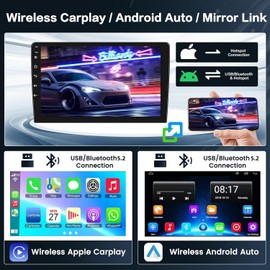 Android 13 Car Stereo for Dodge Dart Radio 2012-2016 4G RAM+64G ROM, 9 Inch IPS Touch Screen Car Radio with Wireless Carplay/Android Auto,GPS, WiFi, Bluetooth5.2, Support OBD2/DVR/DSP