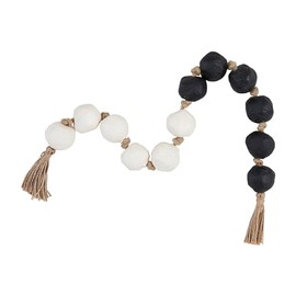 Mud Pie Black White Beads