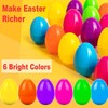 Easter Eggs Empty,50 Fillable Colorful Bright Fake Eggs | Colorful