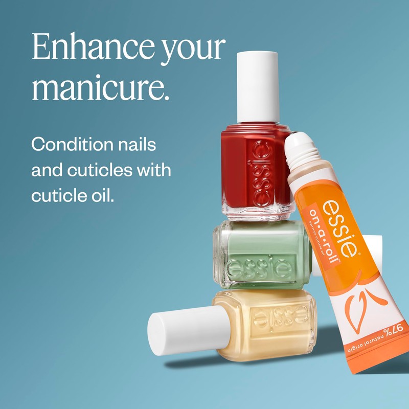 essie Salon-Quality Nail Polish, 8-Free Vegan, Cloudy White, Marshmallow, 0.46
