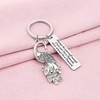 LQRI Inspirational Peacock Jewelry Peacock Bird Charm Keychain Always Be