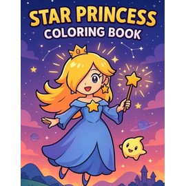 Star Princess Coloring Book: Game Characters Coloring Pages Featuring Galactic Queen, Cosmic Adventures, Elegant Heroines for Girls, Gamers to Enjoy Whimsical Relaxation