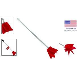 Durable Paint Mixer Drill Attachment - Even Flow Paddle for Effortless Mixing