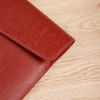 RisePlus Document Folder A4 Leather Briefcase A4 PU Leather Waterproof