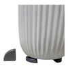 Teramico Saucer Feet for Flower Pots/Planters Blue Anthracite White Stoneware