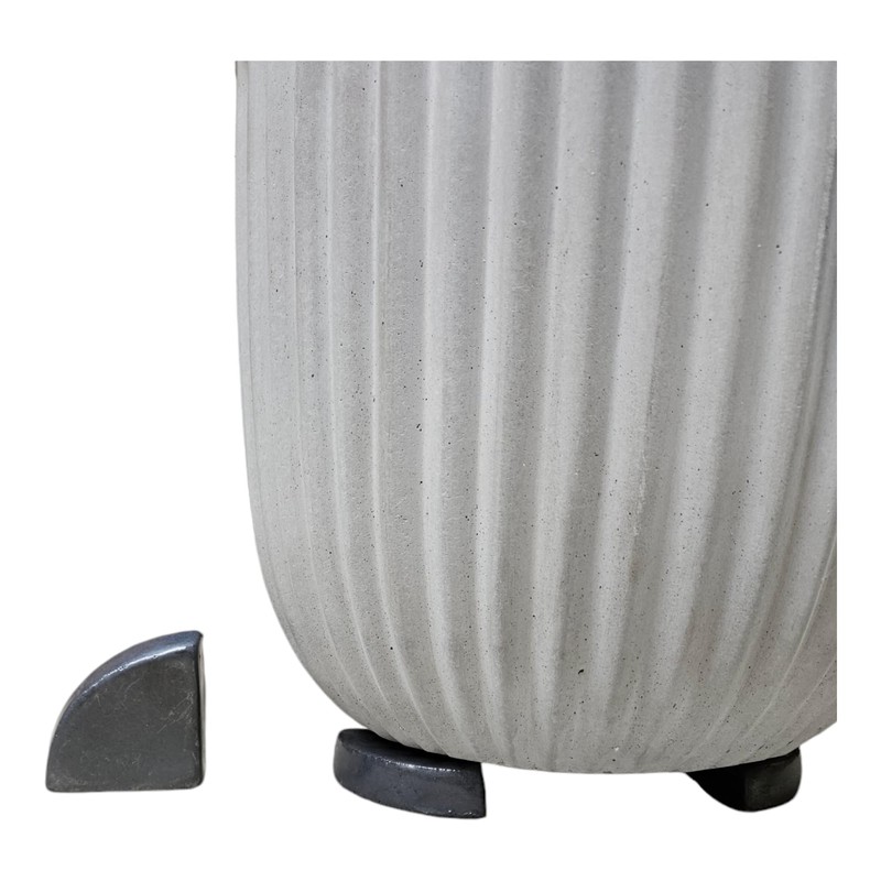 Teramico Saucer Feet for Flower Pots/Planters Blue Anthracite White Stoneware