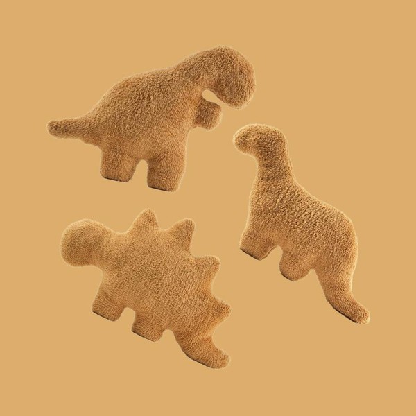 SNOWOLF 12" 26" Plush Dino Nugget Plush Pillow Dinosaur Toy