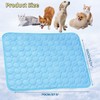 Ryfpdml Dog Cooling Mat, 55x70cm Soft Comfortable Cooling Mat for
