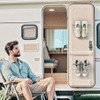 Chinpakden Foldable RV Shoe Rack - Wall Mounted Shoe Storage,