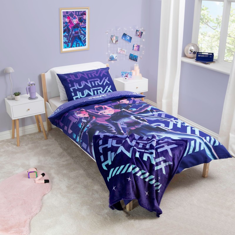 K Pop Demon Hunters Officially Licenced Single Duvet Cover Set