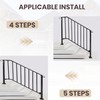 Kojem 4-5 Step Hand Rail, Adjustable for 4-5 Steps Outdoor