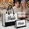 BUZCOZY Bridal Shower Gifts,Engagement Bachelorette Party Canvas Tote Beach Bag