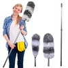 Knight Telescopic Extendable Feather Duster with 1.6m Stainless Steel Handle