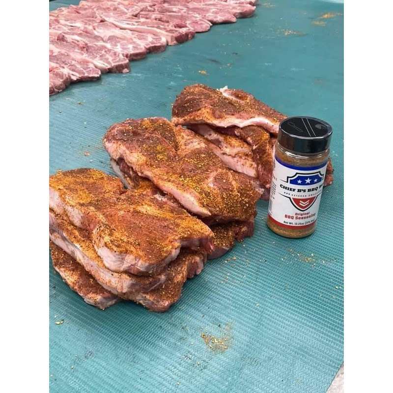 Chief B's BBQ Rub Seasoning Original 13.25 oz bottle