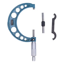 Micrometer 25-50mm 0-25mm 50-75mm 75-100mm Outside Micrometer Stainless Steel High Accuracy Thickness Measuring Instrument, Accuracy: 0.01mm (75-100mm)