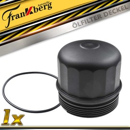 Frankberg Oil Filter Housing Cover Oil Filter Cover for 5 Series F10 F18 G30 F90 F07 F11 F06 F12 F13 7 Series F01 F02 F03 F04 G14 X5 X6 X7 Cullinan Dawn Ghost Wraith 2007-20202 1 114 27615389