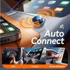 Wireless Carplay Adapter, 60% Smaller, 3X Auto-Connect, No Latency, Plug&Play,