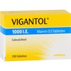 VIGANTOL 1000 I.E. Vitamin D3 Tabletten, 200 pcs. Tablets