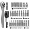 Gasea 28 in 1 Ratchet Set, 1/4" Right Angle Screwdriver
