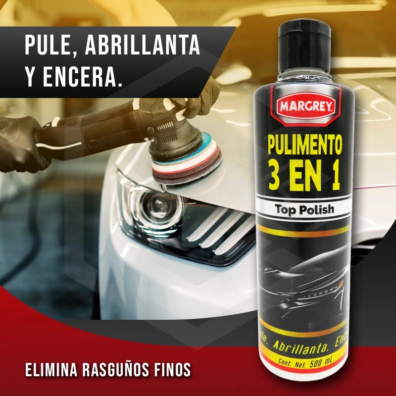 2abrillantador, Cera Y Pulimento 3 En 1 Polish Margrey 500ml
