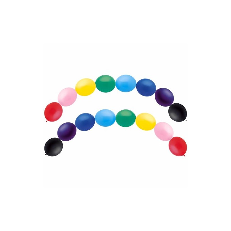 Linking Latex Balloons - 12" | Assorted Color | 15