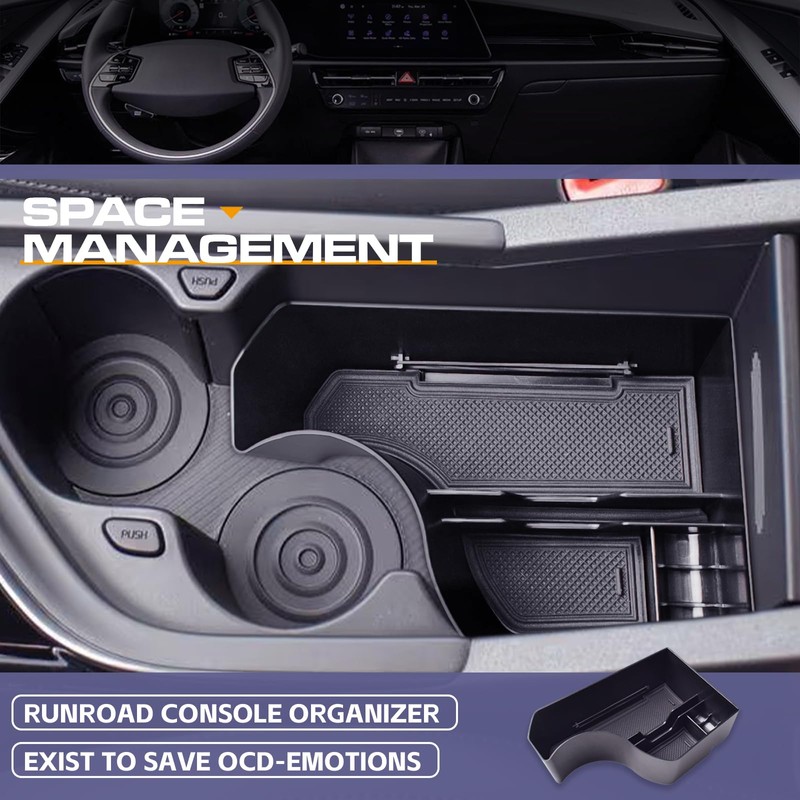 RUNROAD Center Console Organizer Tray Compatible with 2025 2024 2023