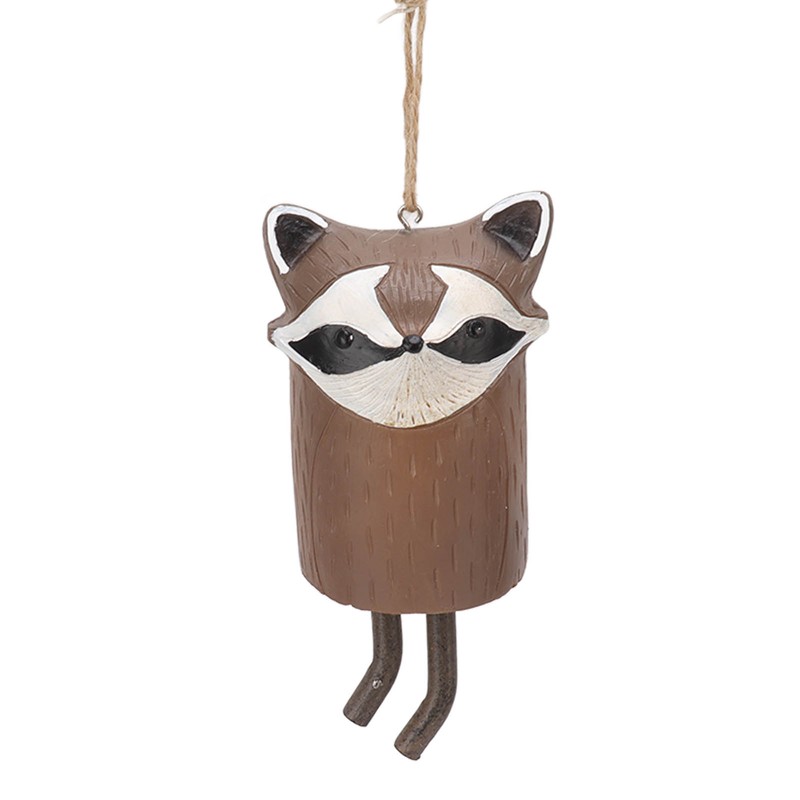 Rustic Hanging Animal Wind Chimes Resin Hand Made Natural Garden