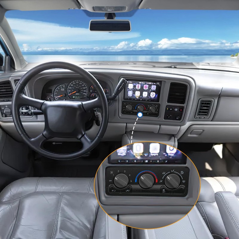 Nilight A/C Heater Climate Control Module Switch Panel Compatible with