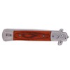 Switchblade Spring Folding Knife Push Button Pocket Comb Oil Hair